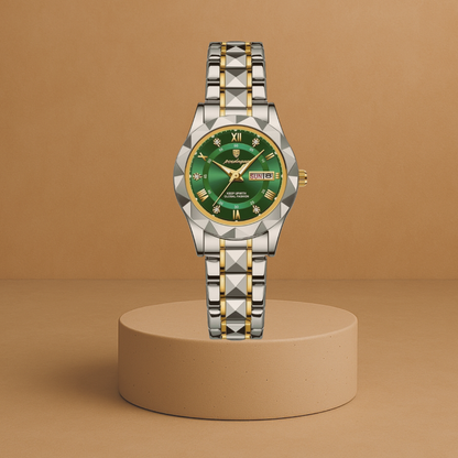 Women's luxury stainless steel watch