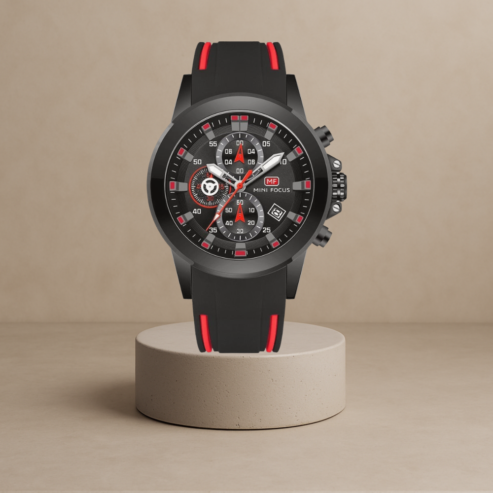 Sports chronograph watch