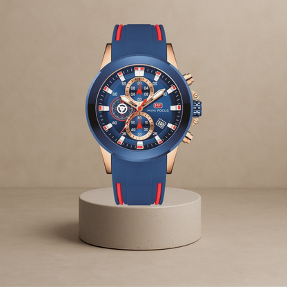 Sports chronograph watch