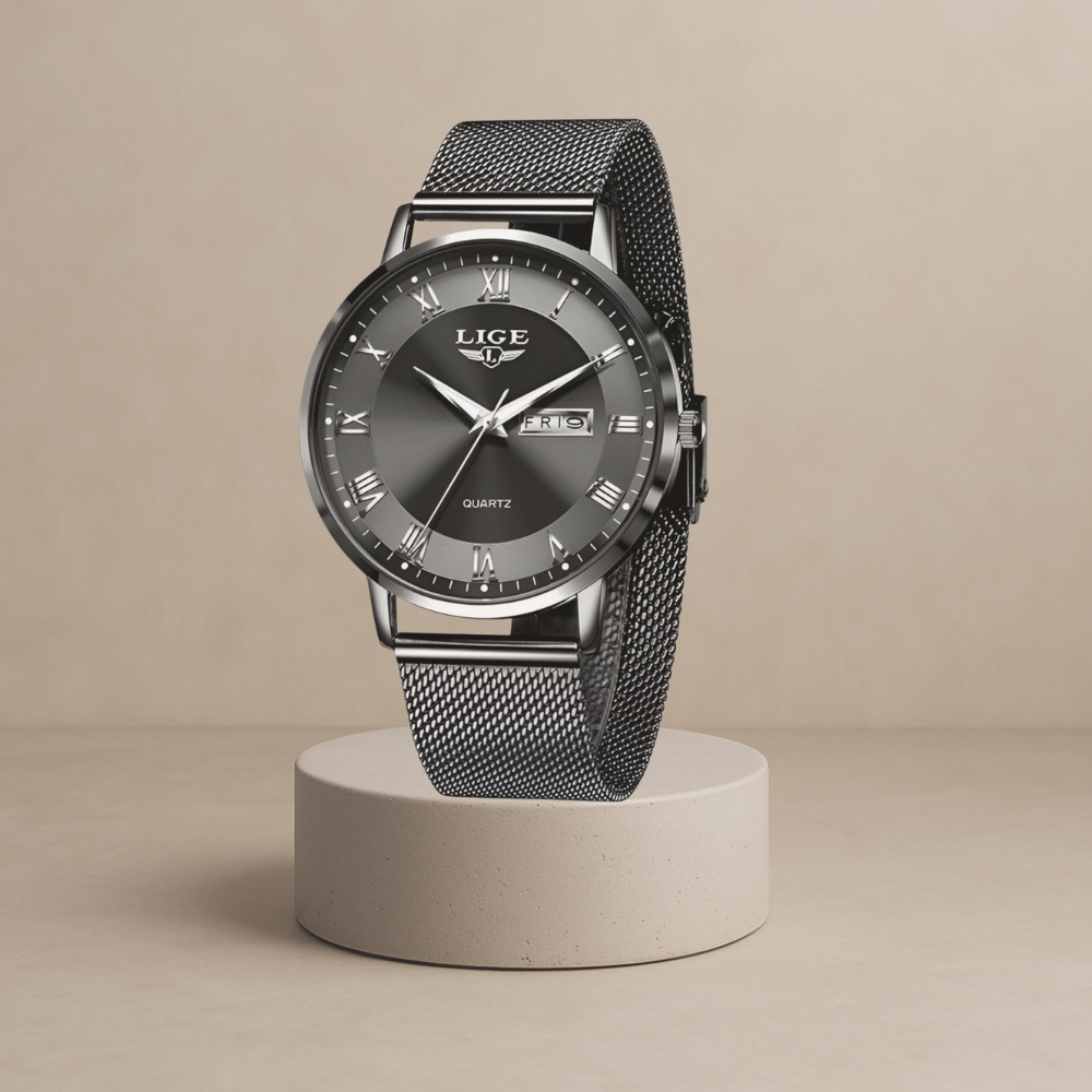 Tessa - Elegant steel mesh watch - Stylish everyday companion