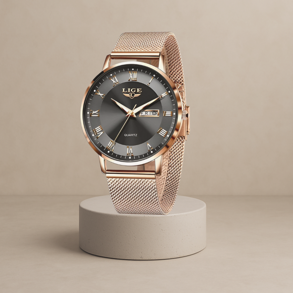 Tessa - Elegant steel mesh watch - Stylish everyday companion