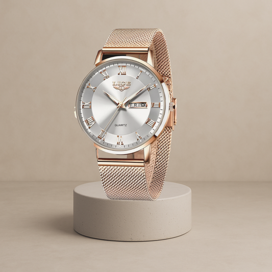 Tessa - Elegant steel mesh watch - Stylish everyday companion
