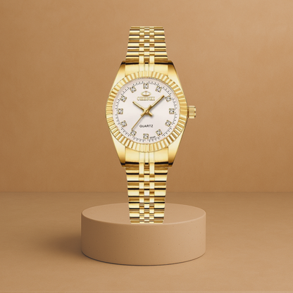 Vienna | Elegant women's gold watch