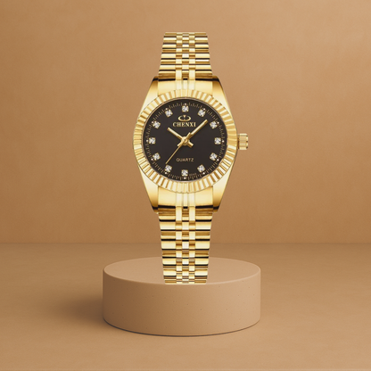 Vienna | Elegant women's gold watch