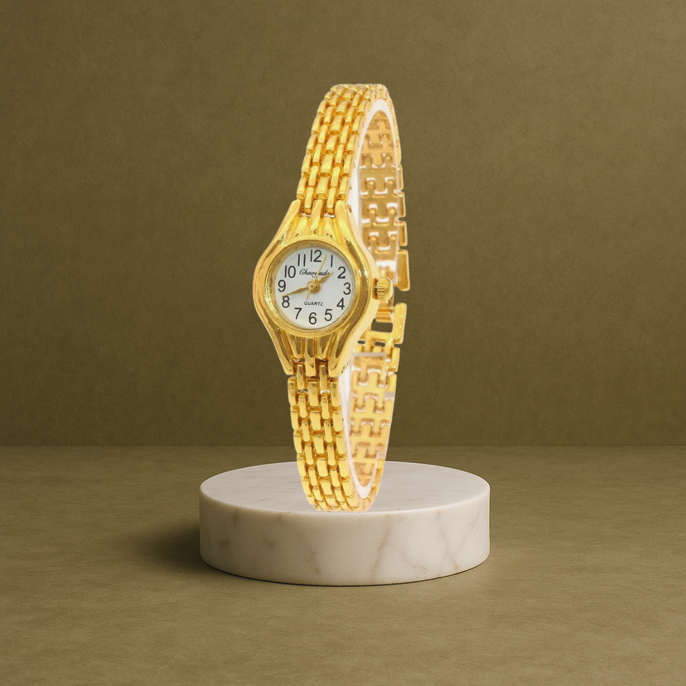 Women's gold mini luxury watch