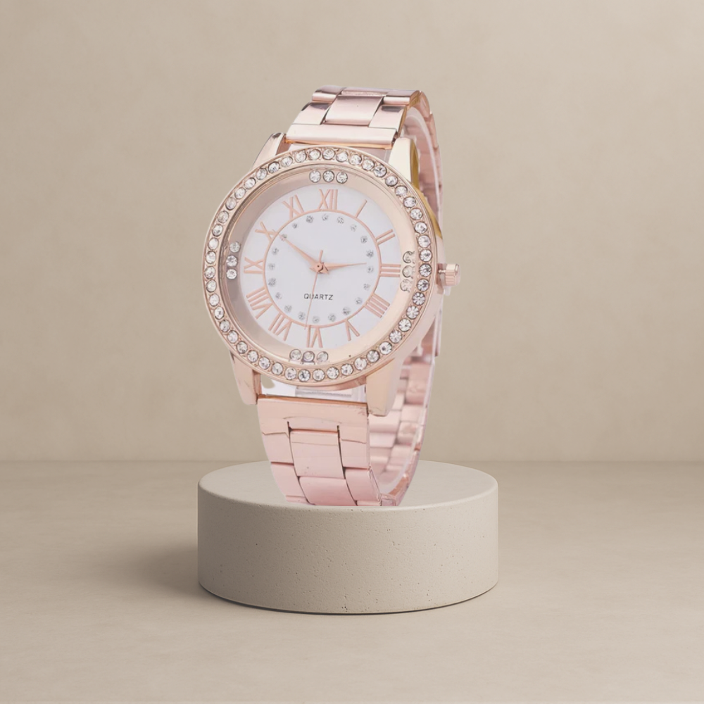 Elena - Radiant women's diamond watch - Timeless elegance and exquisite refinement