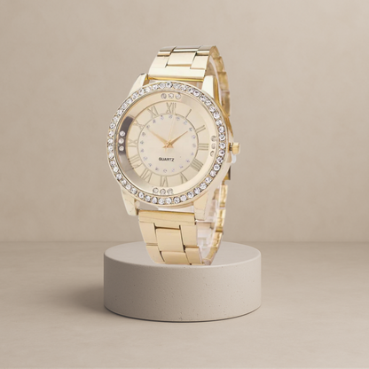 Elena - Radiant women's diamond watch - Timeless elegance and exquisite refinement
