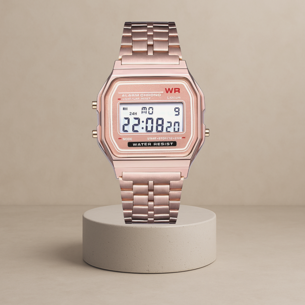 True - Elegant digital clock - Perfect time measurement for any occasion