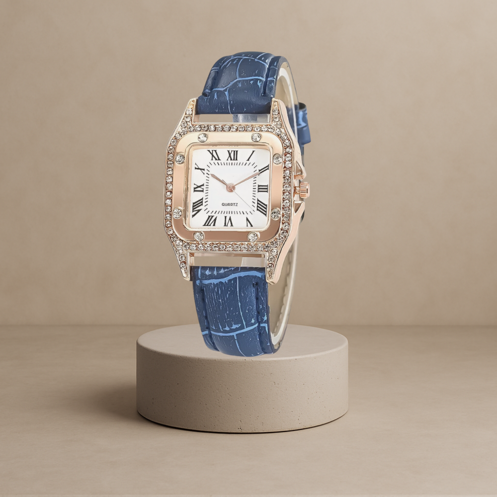 Isabel - Elegant leather quartz watch - Your perfect companion for luxury and style