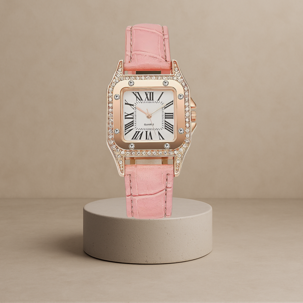 Isabel - Elegant leather quartz watch - Your perfect companion for luxury and style