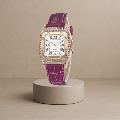Isabel - Elegant leather quartz watch - Your perfect companion for luxury and style