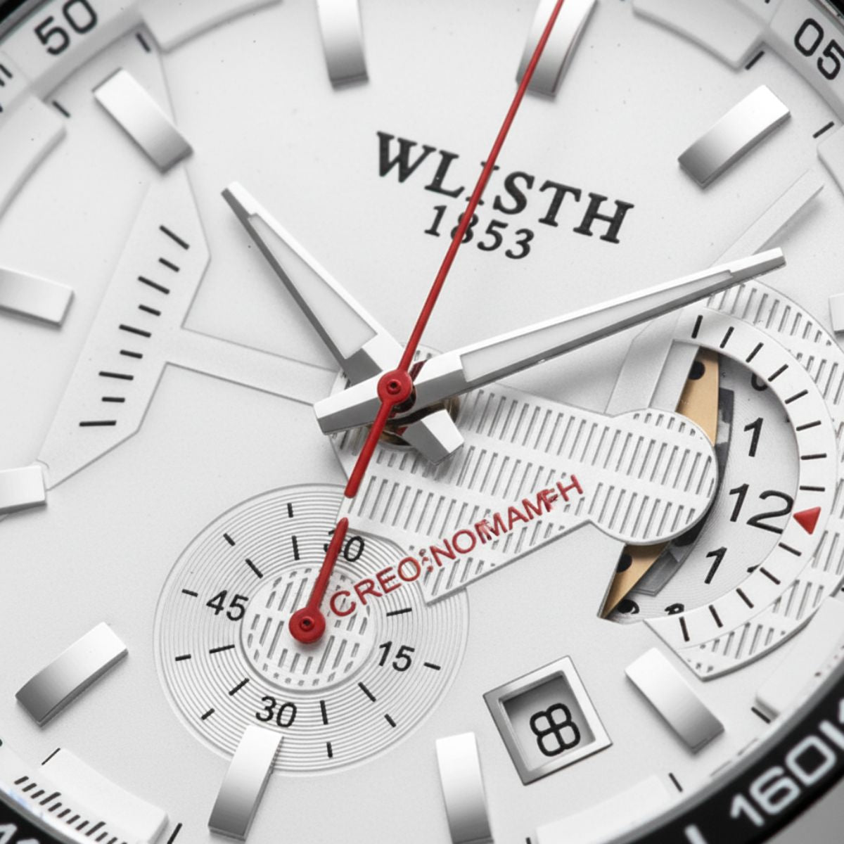 Luxury Men’s Waterproof Quartz Watch – Stainless Steel Chronograph | 47mm