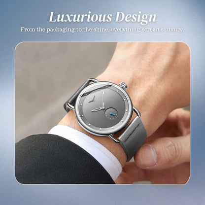 Caleb | Sleek Minimalist Leather Watch