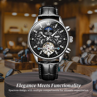 Emmett | Automatic Mechanical Watch with Leather Strap