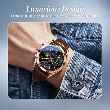 Dean | Radiant Quartz Chronograph Watch | 40mm