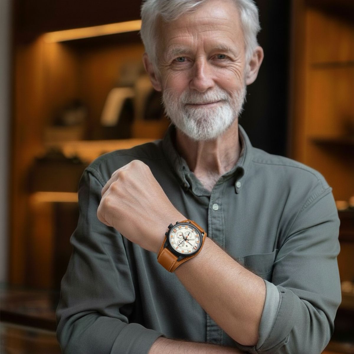 Alec | Luxury Navigator Watch | 48mm