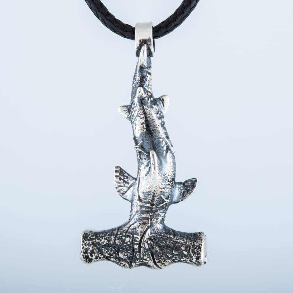 Handcrafted Hammer Shark Pendant - Sterling Silver