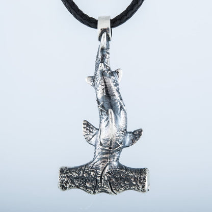 Handcrafted Hammer Shark Pendant - Sterling Silver