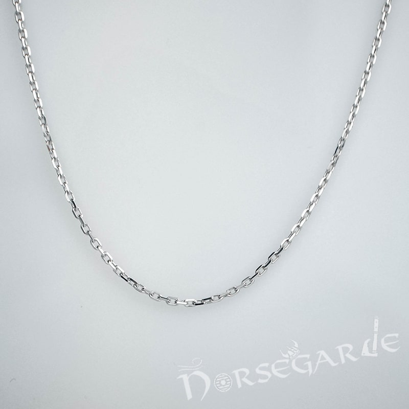 Handcrafted Small Anchor Chain Necklace - Sterling Silver