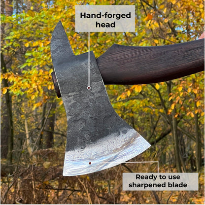 Handforged Large Modern Axe 'Fireman'