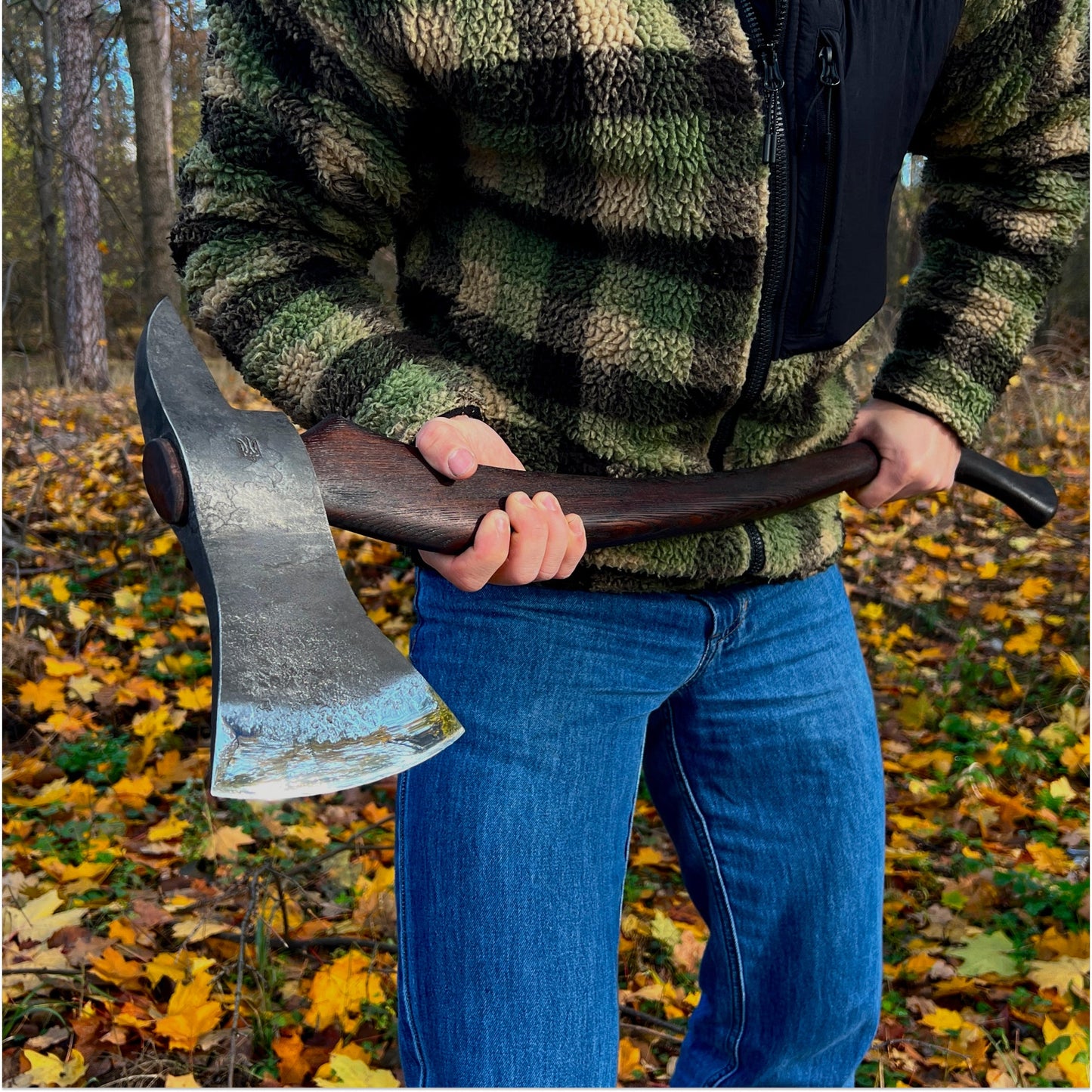 Handforged Large Modern Axe 'Fireman'