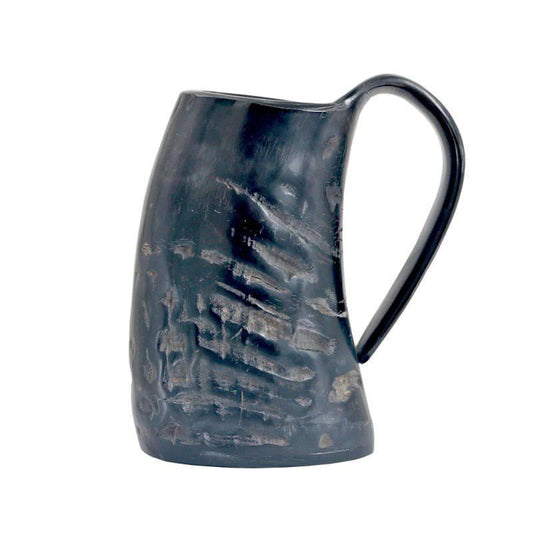 Black Buffalo Drinking Horn Mug