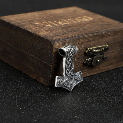 Celtic Knot Thor's Hammer - Sterling Silver