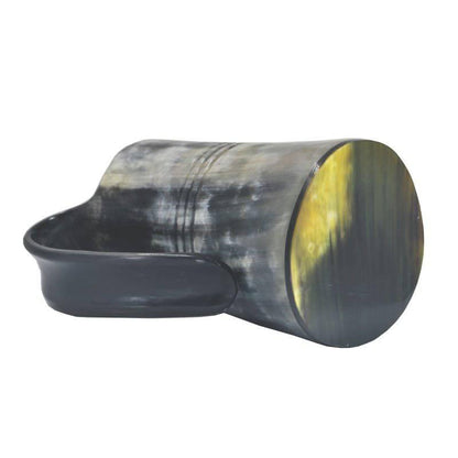 Drinking Horn Mug with Stripes