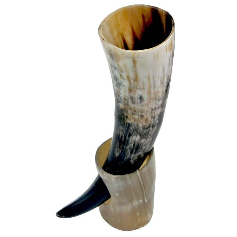 Drinking Horn with Accessories