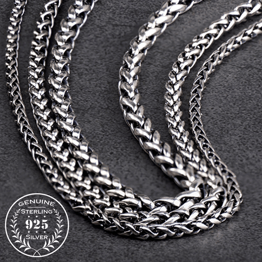 Fashion Link Chain Necklace - Sterling Silver
