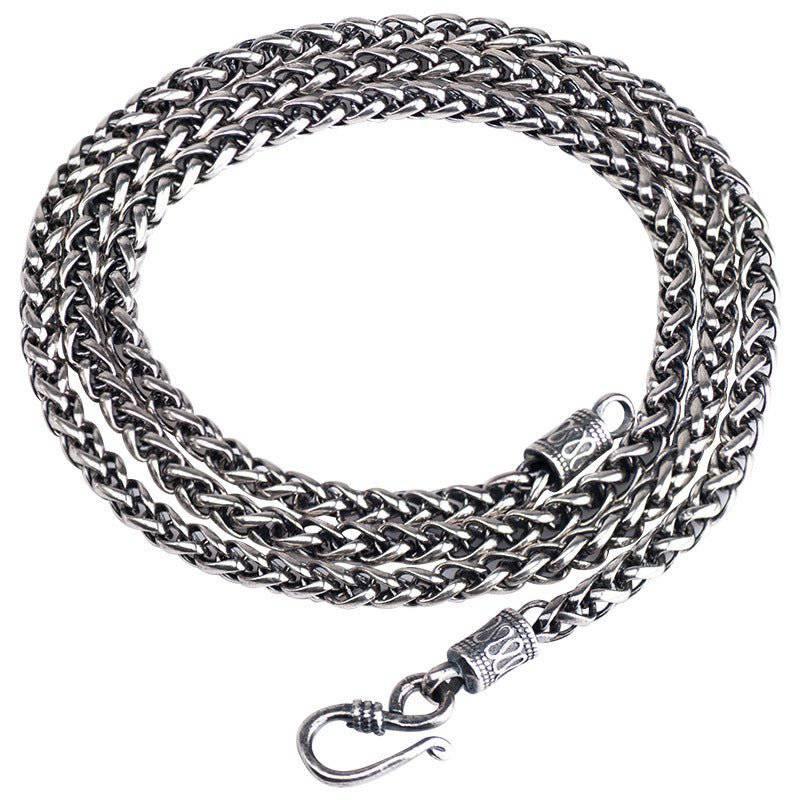 Fashion Link Chain Necklace - Sterling Silver