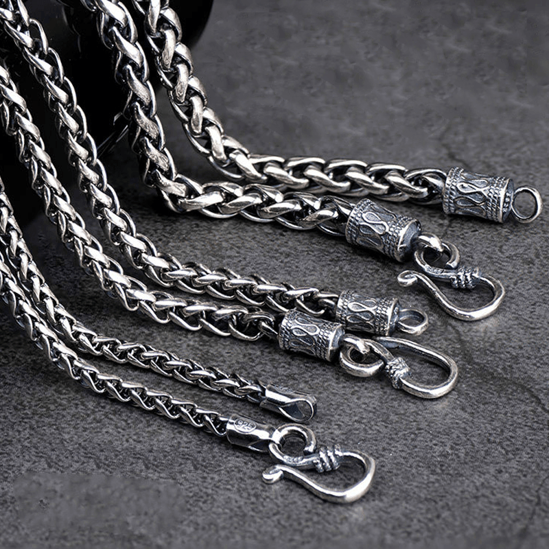 Fashion Link Chain Necklace - Sterling Silver
