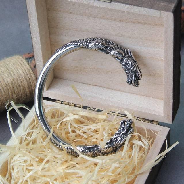Guardian Fafnir Torc Bracelet - Stainless Steel