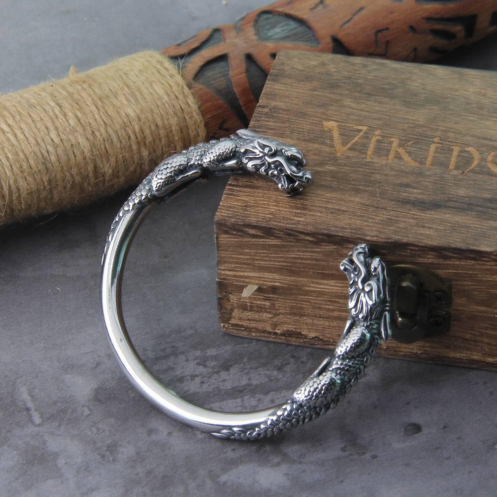 Guardian Fafnir Torc Bracelet - Stainless Steel