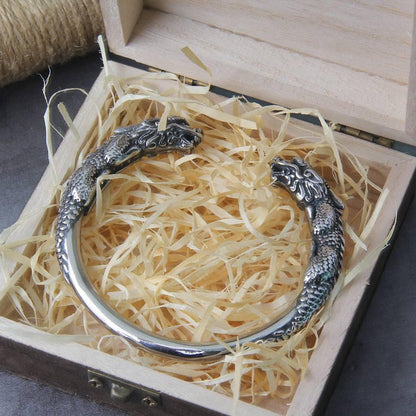 Guardian Fafnir Torc Bracelet - Stainless Steel