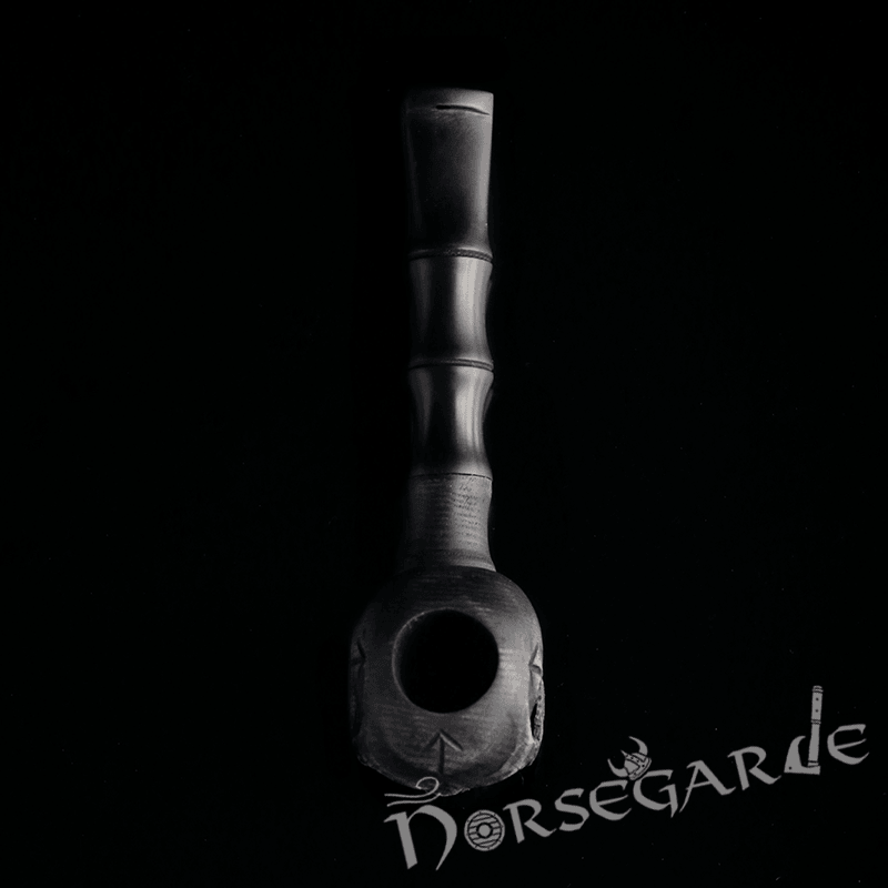 Handcarved Skull Smoking Pipe - Ash Tree