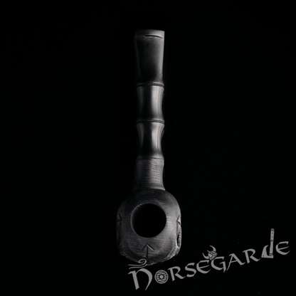 Handcarved Skull Smoking Pipe - Ash Tree