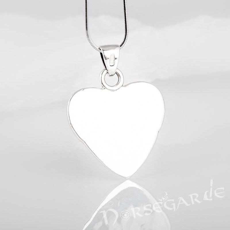 Handcrafted Celtic Heart Knot Pendant - Sterling Silver