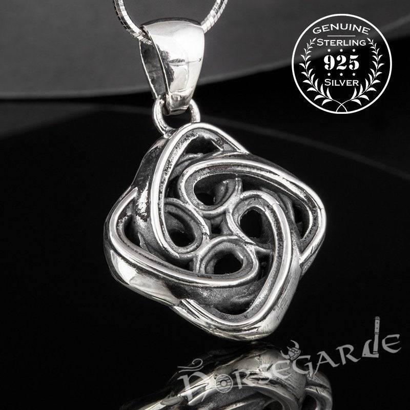 Handcrafted Celtic Knot Pendant - Sterling Silver