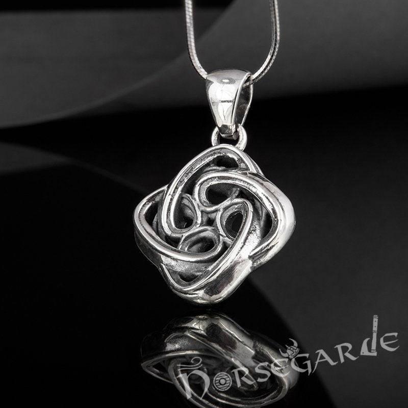 Handcrafted Celtic Knot Pendant - Sterling Silver
