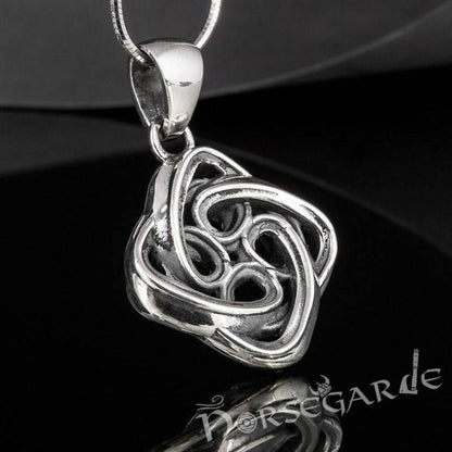Handcrafted Celtic Knot Pendant - Sterling Silver