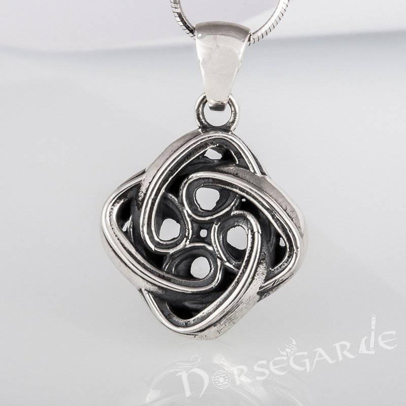 Handcrafted Celtic Knot Pendant - Sterling Silver