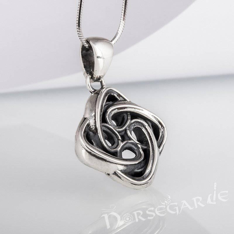 Handcrafted Celtic Knot Pendant - Sterling Silver