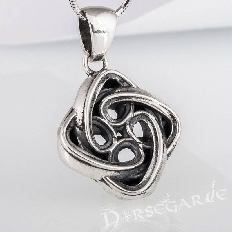 Handcrafted Celtic Knot Pendant - Sterling Silver