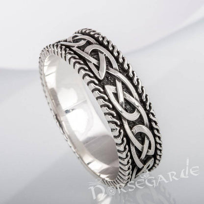Handcrafted Endless Celtic Knot Band - Sterling Silver