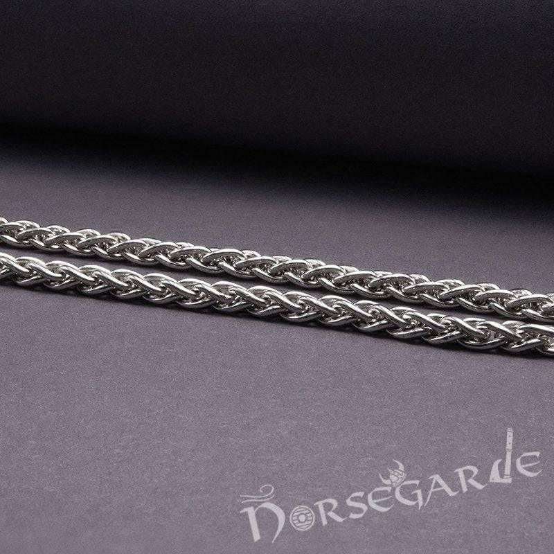 Handcrafted Fashion Chain with Wolves - Sterling Silver