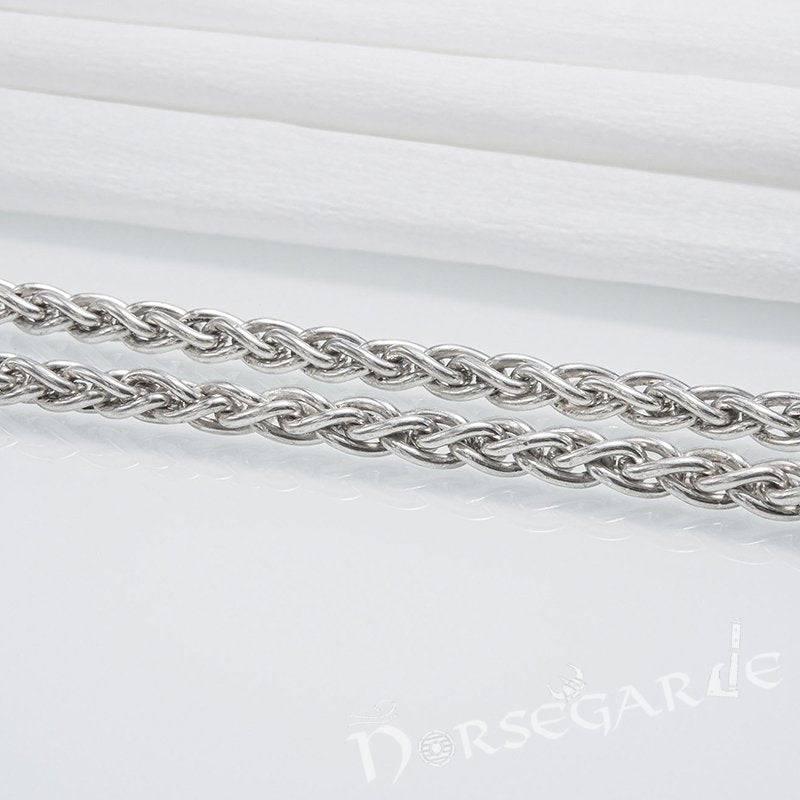 Handcrafted Fashion Chain with Wolves - Sterling Silver