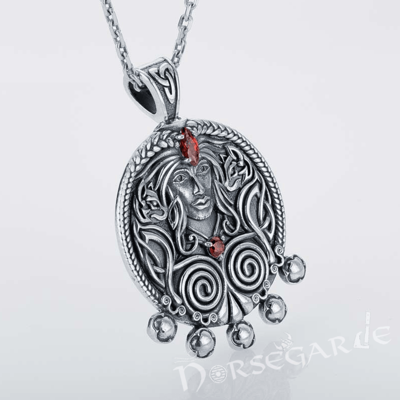 Handcrafted Freya's Wisdom Pendant - Sterling Silver