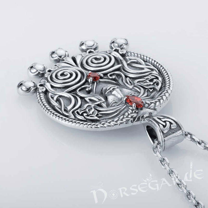 Handcrafted Freya's Wisdom Pendant - Sterling Silver