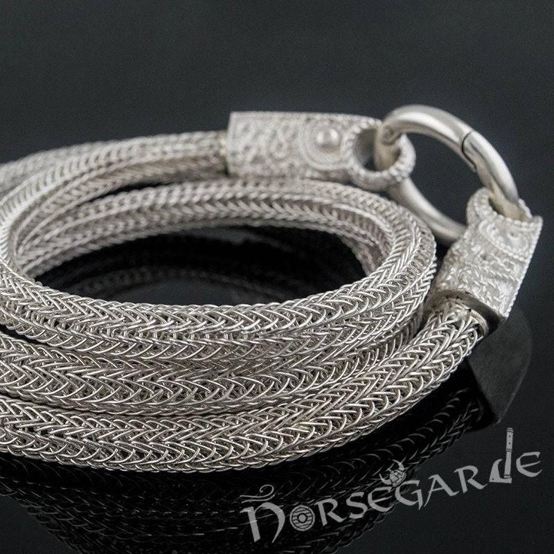 Handcrafted Heavy Weave Chain - Sterling Silver